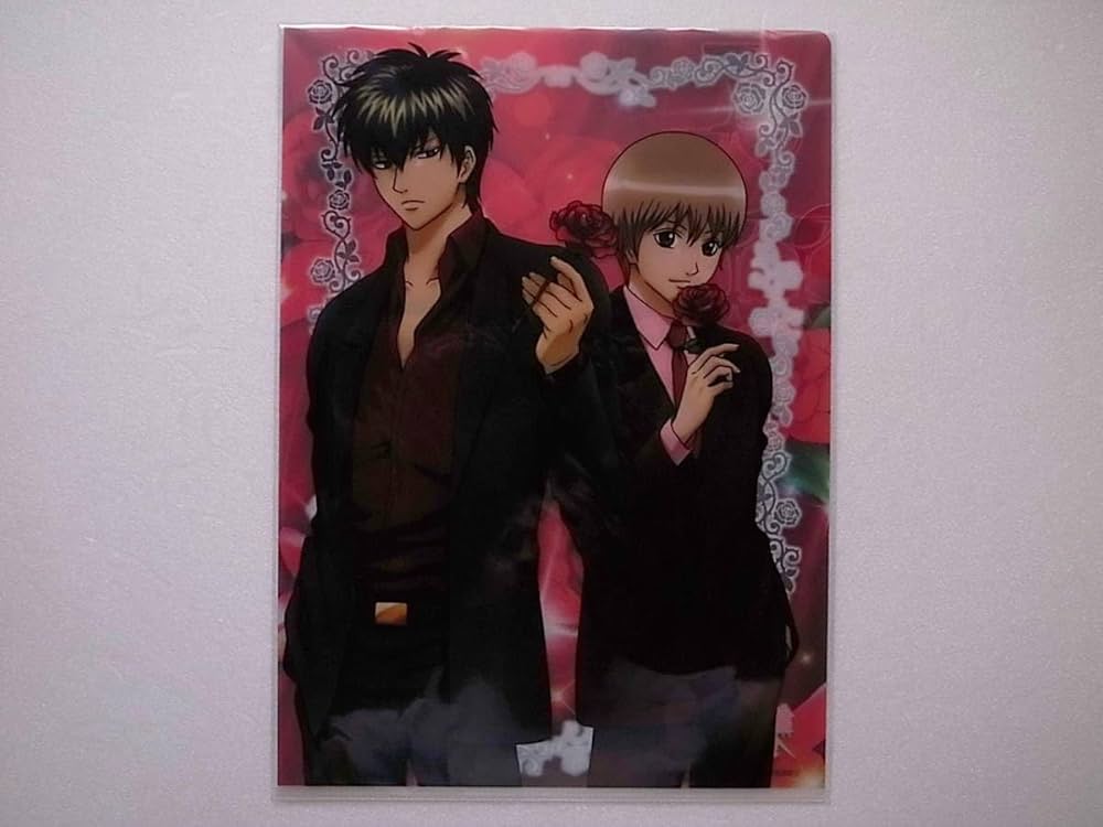 Amazon.co.jp: 銀魂 クリアファイル 沖田総悟 土方十四郎 ホスト絵柄