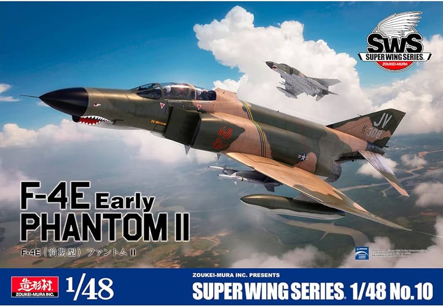 Amazon.com: Zoukei-Mura Super Wing Series 1:48 F-4E Phantom II