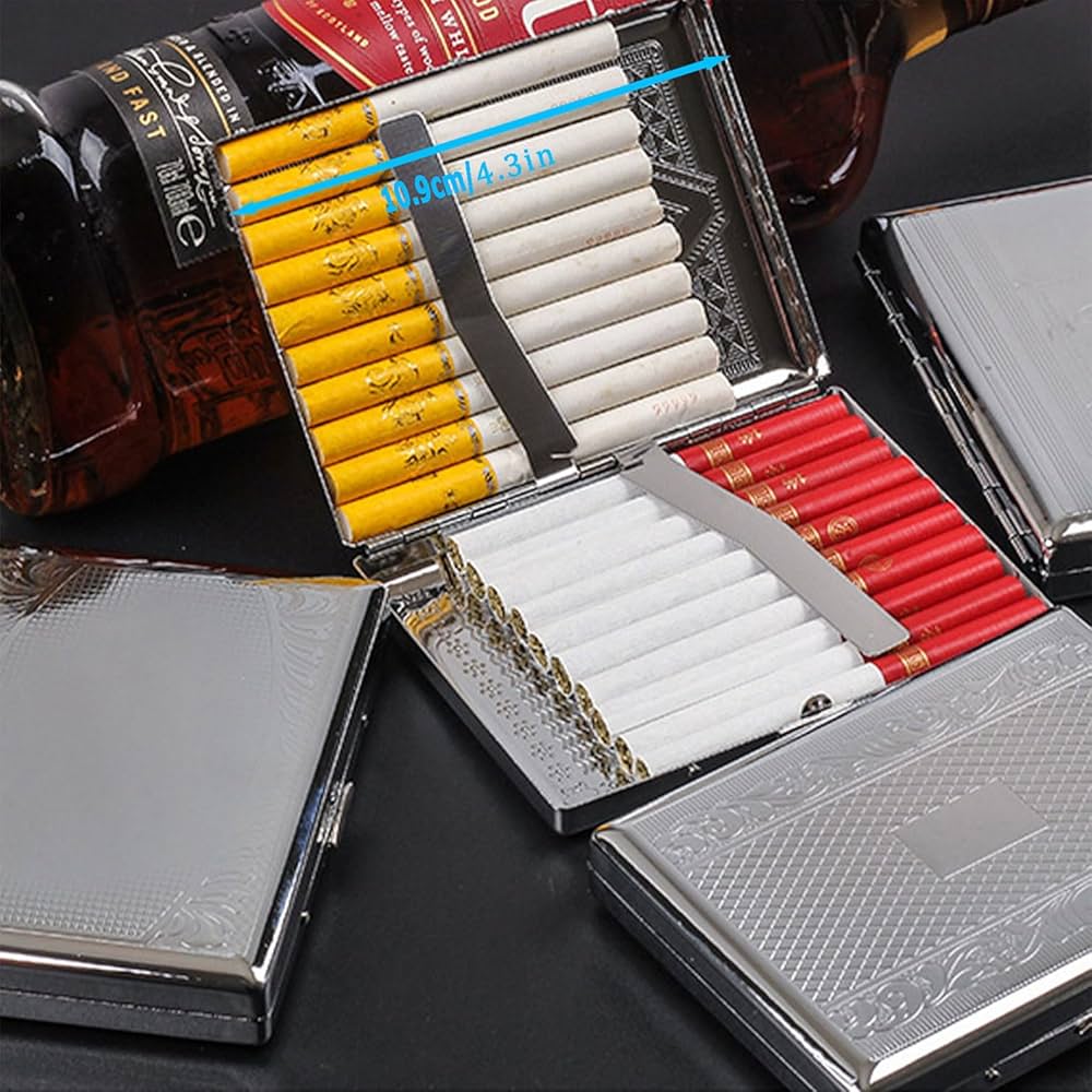 Amazon | シガレットケース タバコ ケース 煙草100mm 20本収納 煙草