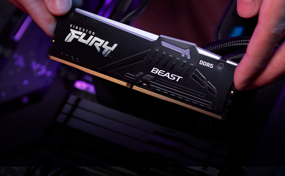 Kingston FURY Beast RGB 16GB 5200MT/s DDR5 CL40 DIMM Desktop