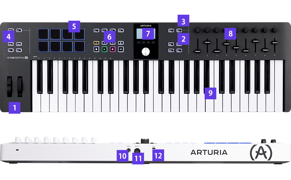 Amazon.co.jp: ARTURIA MIDI キーボード コントローラー KeyLab
