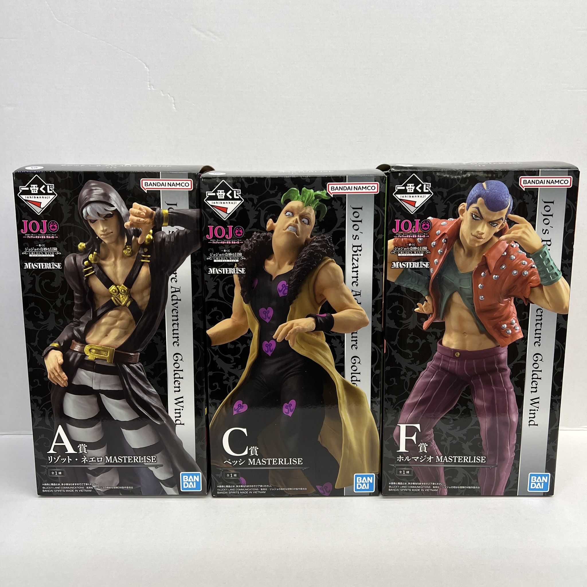 ジョジョの奇妙な冒険 フィギュア 4体セット バラ売り不可 一番くじ