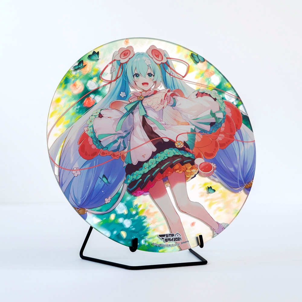 MIKU 2021 コースター型パブミラー いかり 初音ミク MIKU 2021