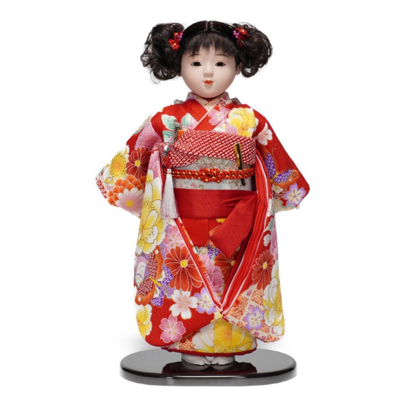 市松人形 日本人形 24㎝ ヴィンテージ品 (たれ目さん) 【公式通販】