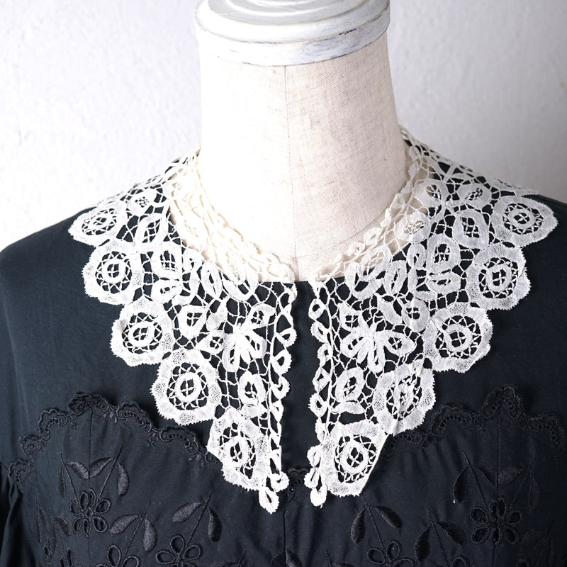1900年代 フランス パリ アンティークレース つけ襟