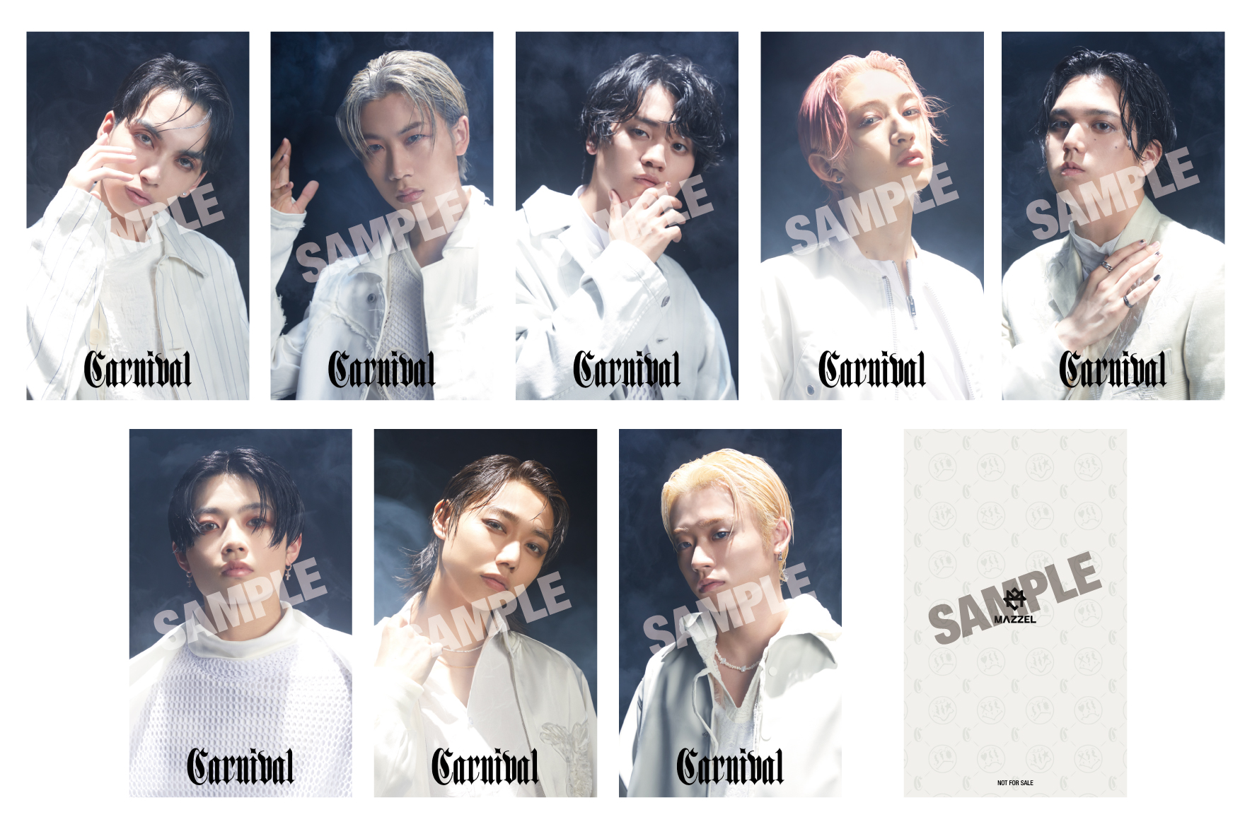 MAZZEL 2nd Single『Carnival』発売記念 Carnivalランダムフォトカード