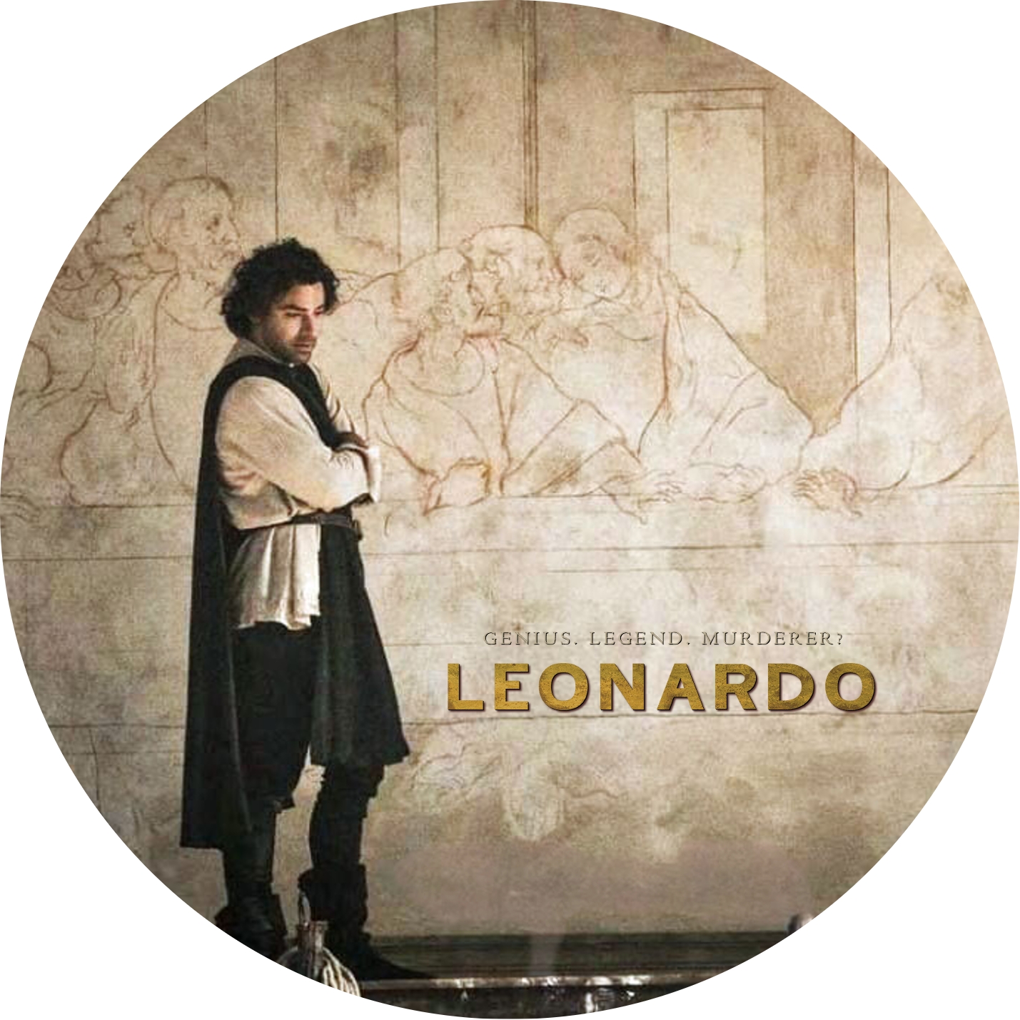 レオナルド ～知られざる天才の肖像～ ” のDVDラベルです