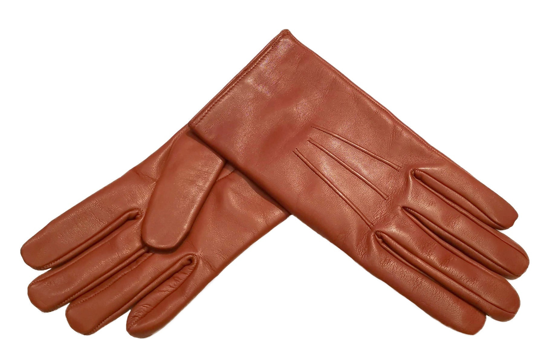 初売り 円安前 メローラ ナッパ濃灰 カシミア赤 革手袋 グローブ