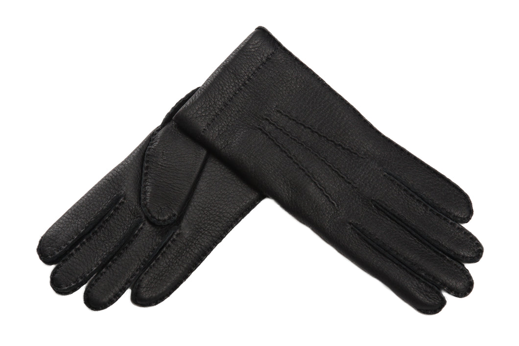 レディース手袋◇ディアスキン◇ブラック/NERO 《カシミヤ》 – Merola