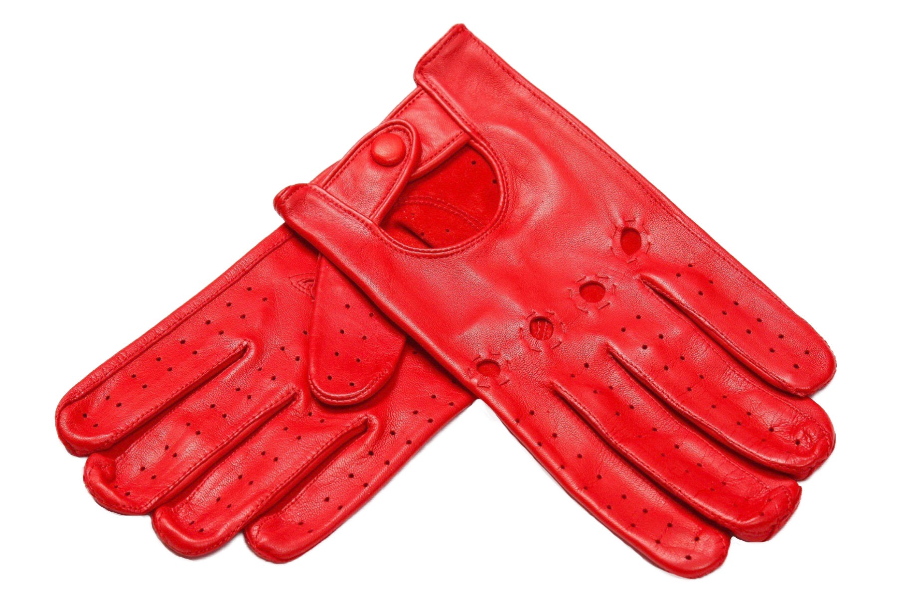 赤に黒 メッシュ メローラ MEROLA ドライビンググローブ フェラーリ