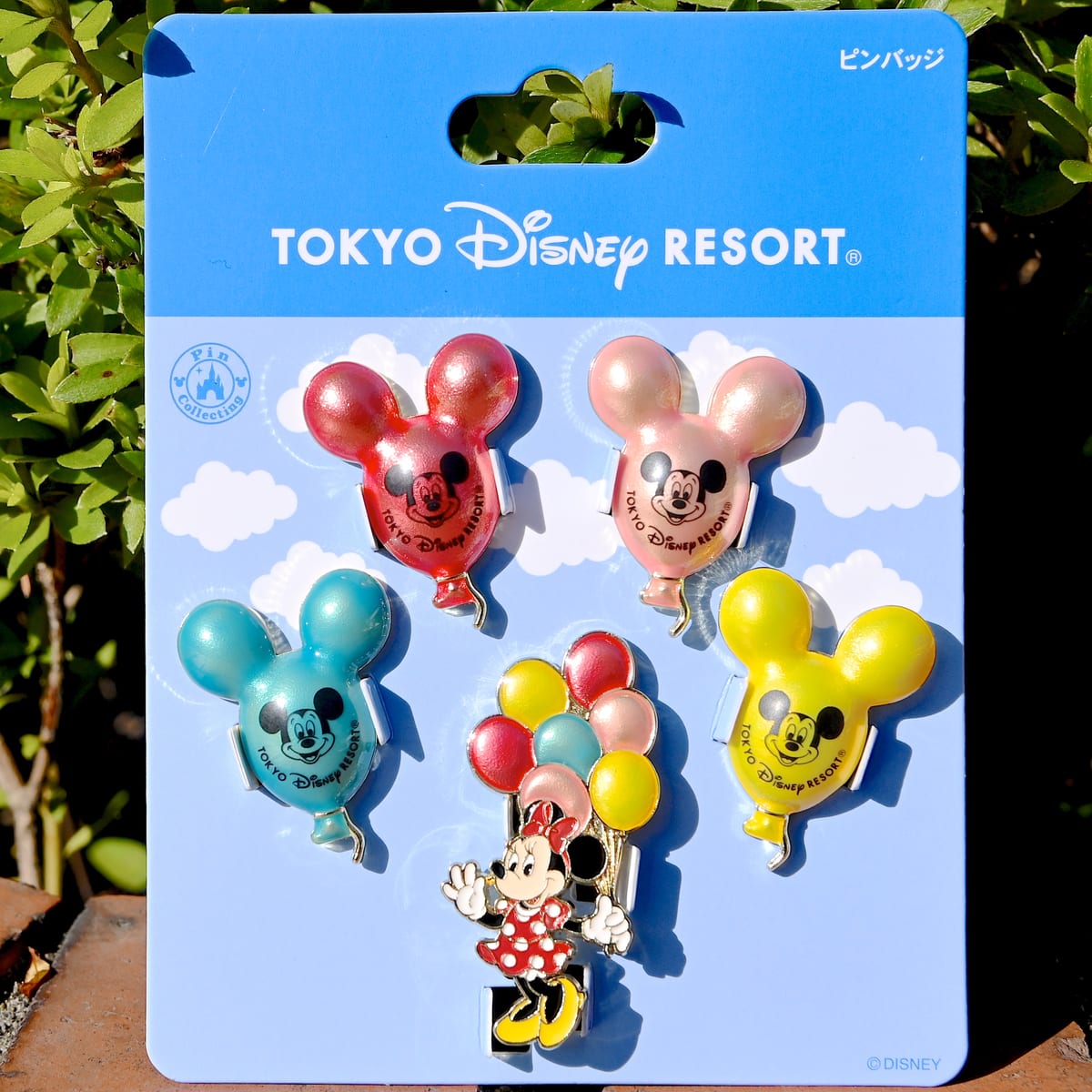 ディズニーレトロ ミニーマウス 指輪&ピンバッジ ディズニーレトロ