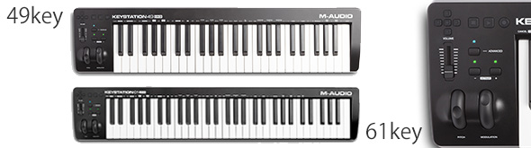 M-Audio人気MIDIキーボード Keystationシリーズの最新モデル「MK3」が