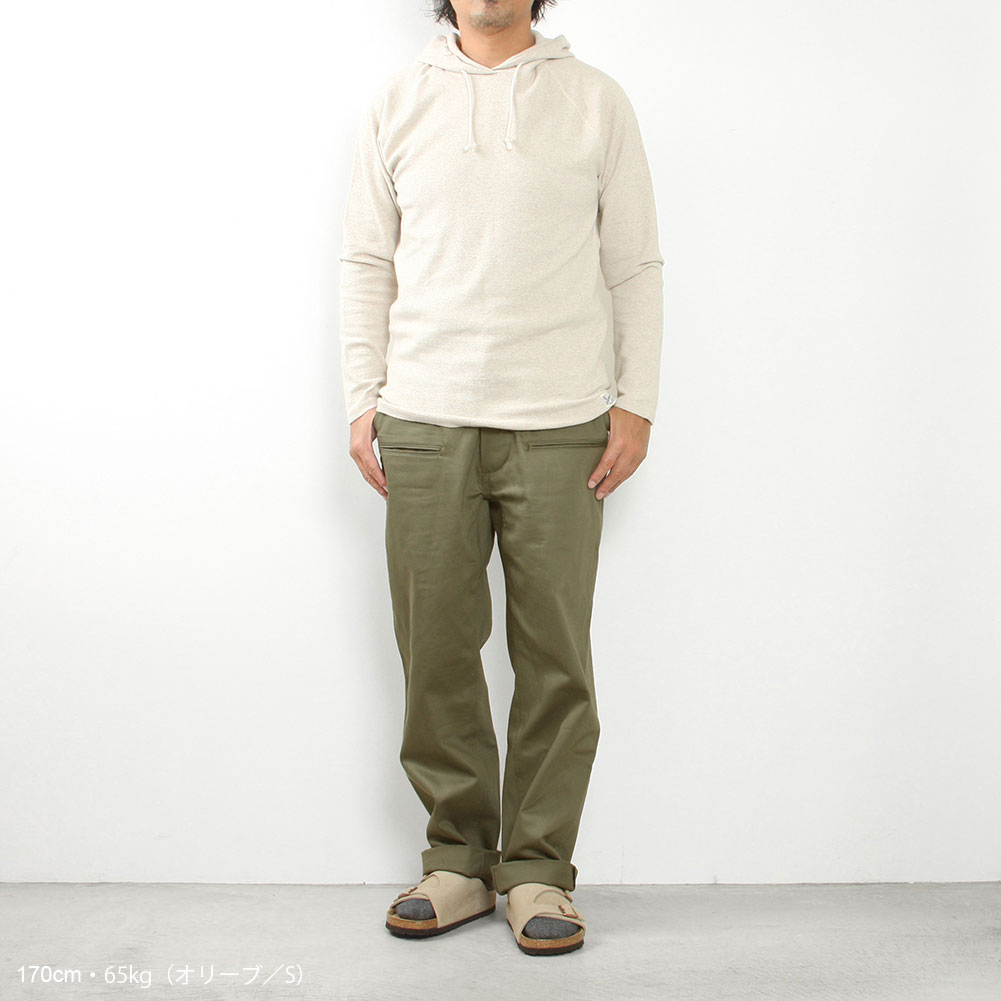 SASSAFRAS[ササフラス]Wheel Barrow Pants Military Satin SF-232079