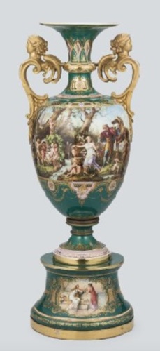 ロイヤル・ヴィエナ作品【スタイル神話文飾り壺】の買取・査定は