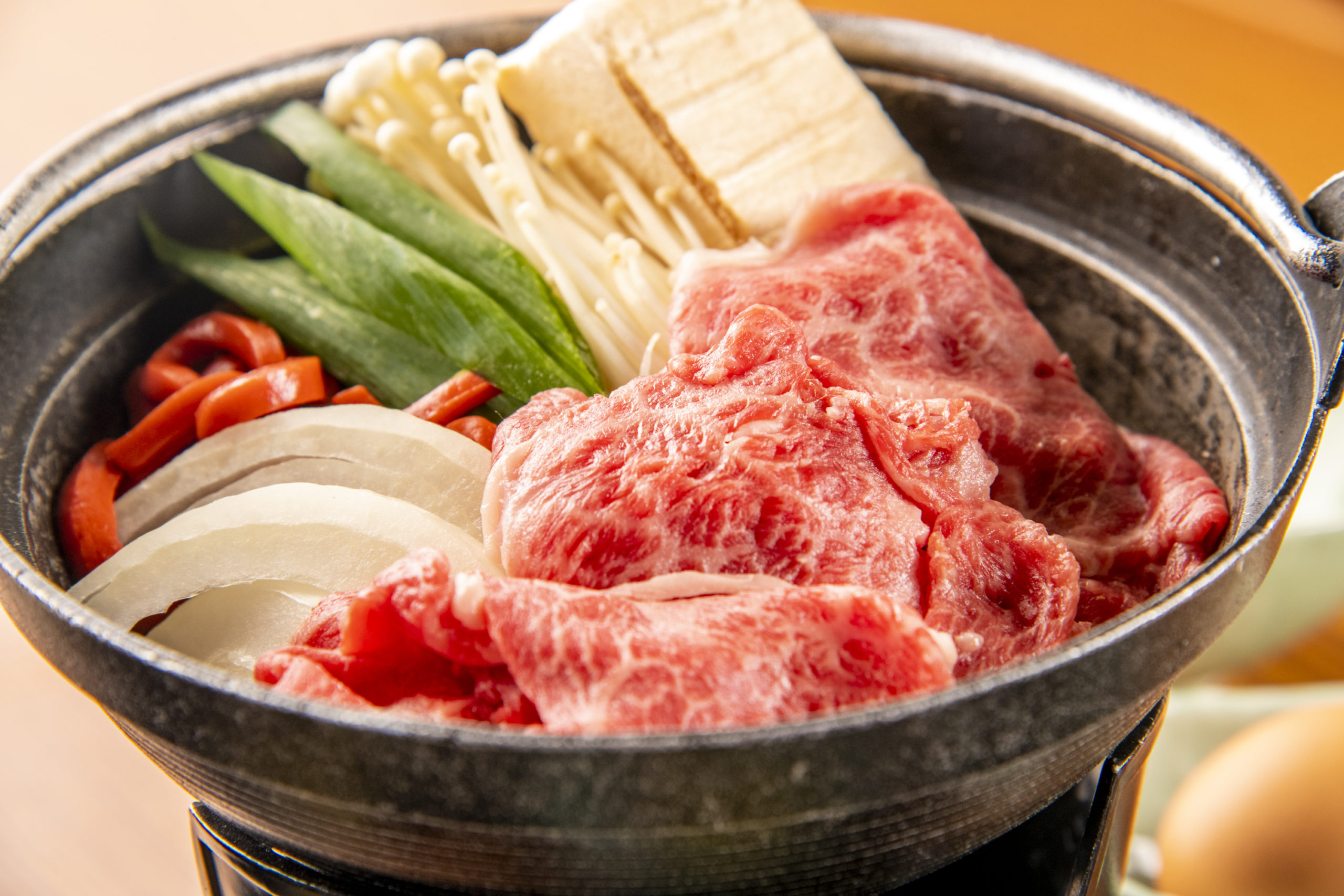 近江牛といればこれ！一番人気「近江牛すき焼き一人鍋セット」 - 水茎