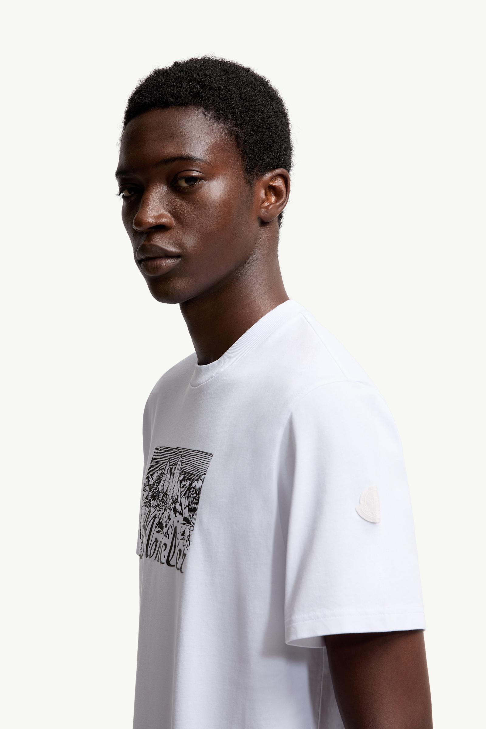 ホワイト Tシャツ : Tシャツ＆ポロシャツ 向けの メンズ | モンクレール