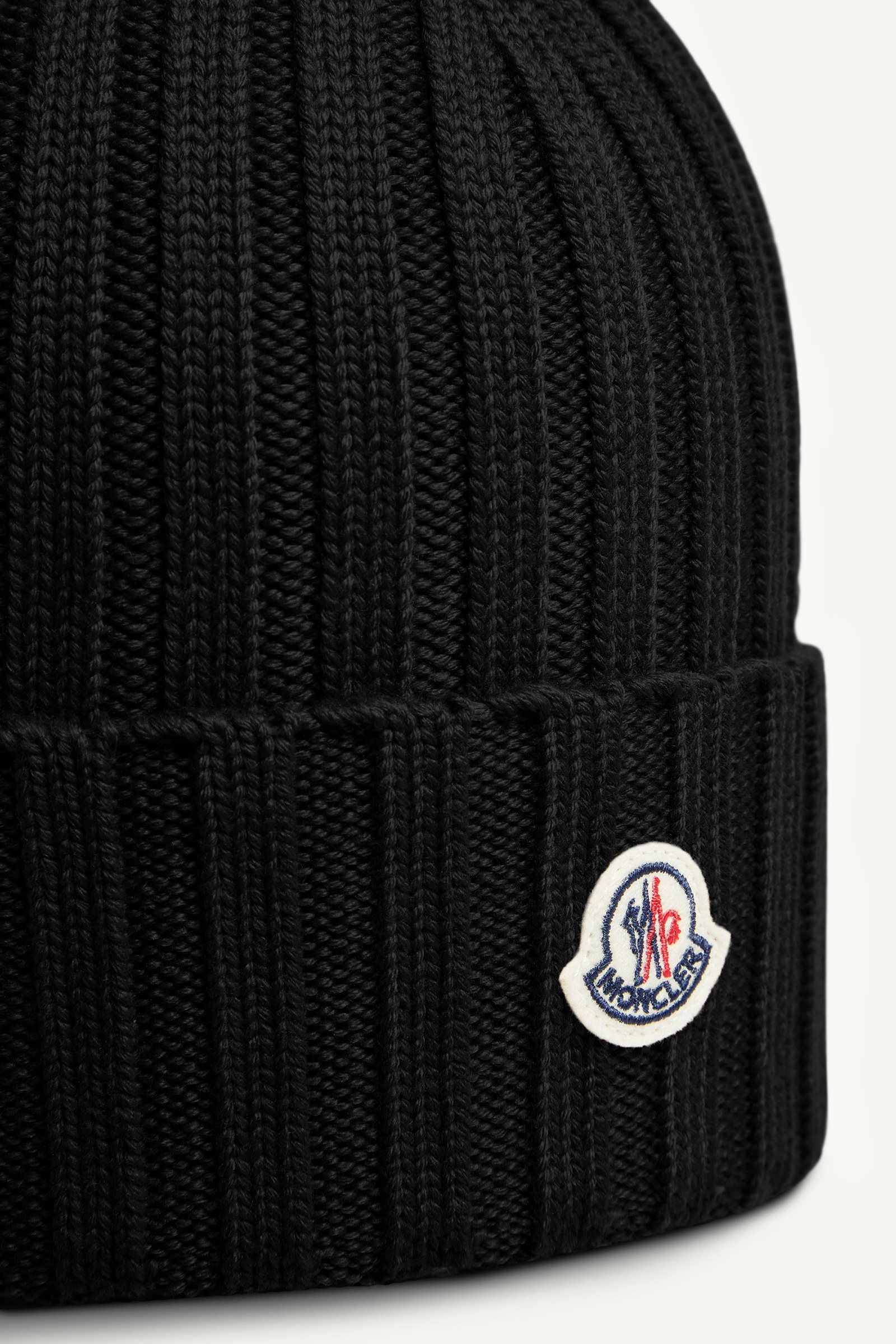 モンクレール ニット帽 ブラック 未使用品 MONCLER ブラック ニット帽