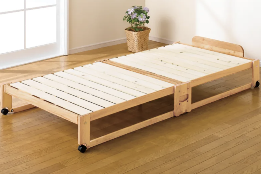 ニトリ 折りたたみすのこベッド ☆長女と姪も使用中 3台目 オススメ