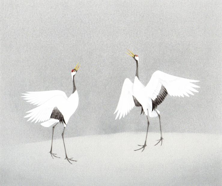 上村淳之 野駒 版画 【公式通販】