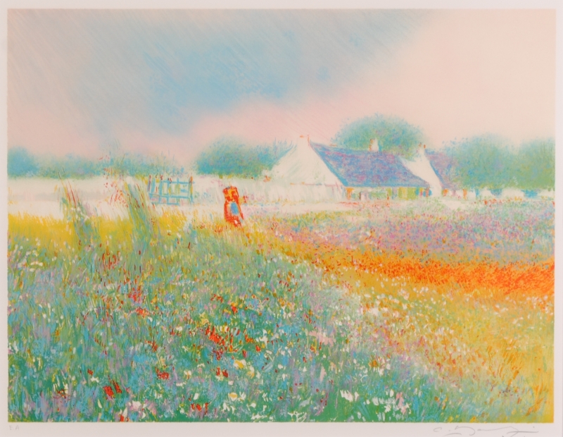 リトグラフ クロード 購入 マヌキアン