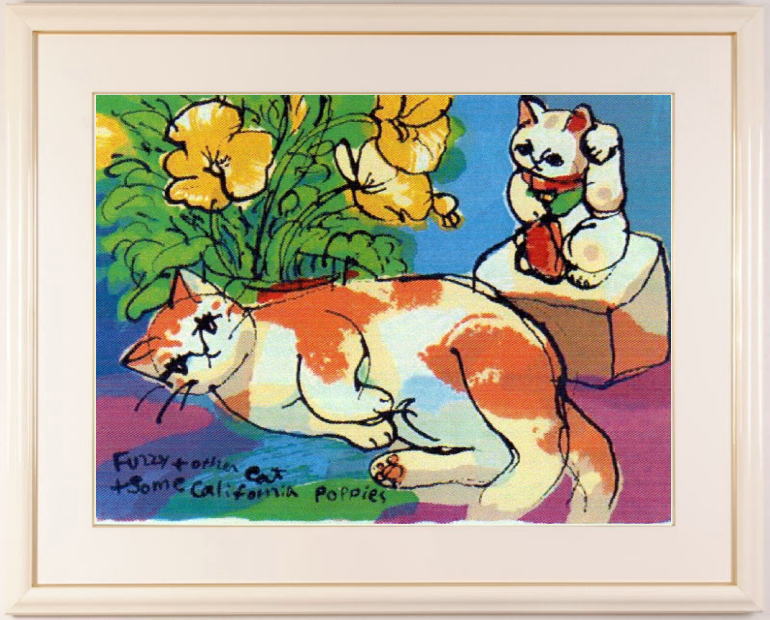 真作Michael Leu マイケル・ルー シルクスクリーン 直筆サイン MICHAEL