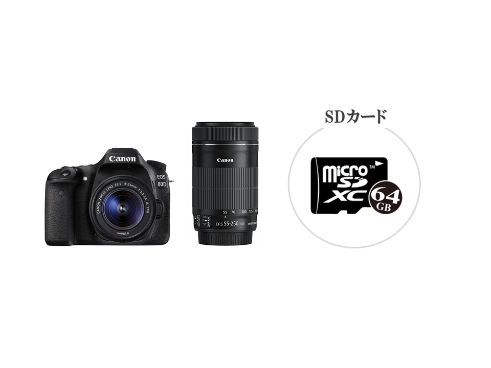 Canon EOS 80D/ダブルレンズセット/EF28-80/EF75-300 CANON EOS 80D