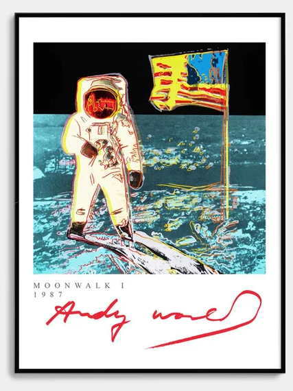 アンディ・ウォーホル ムーンウォークⅠ[展示会ポスター] サイズ各種