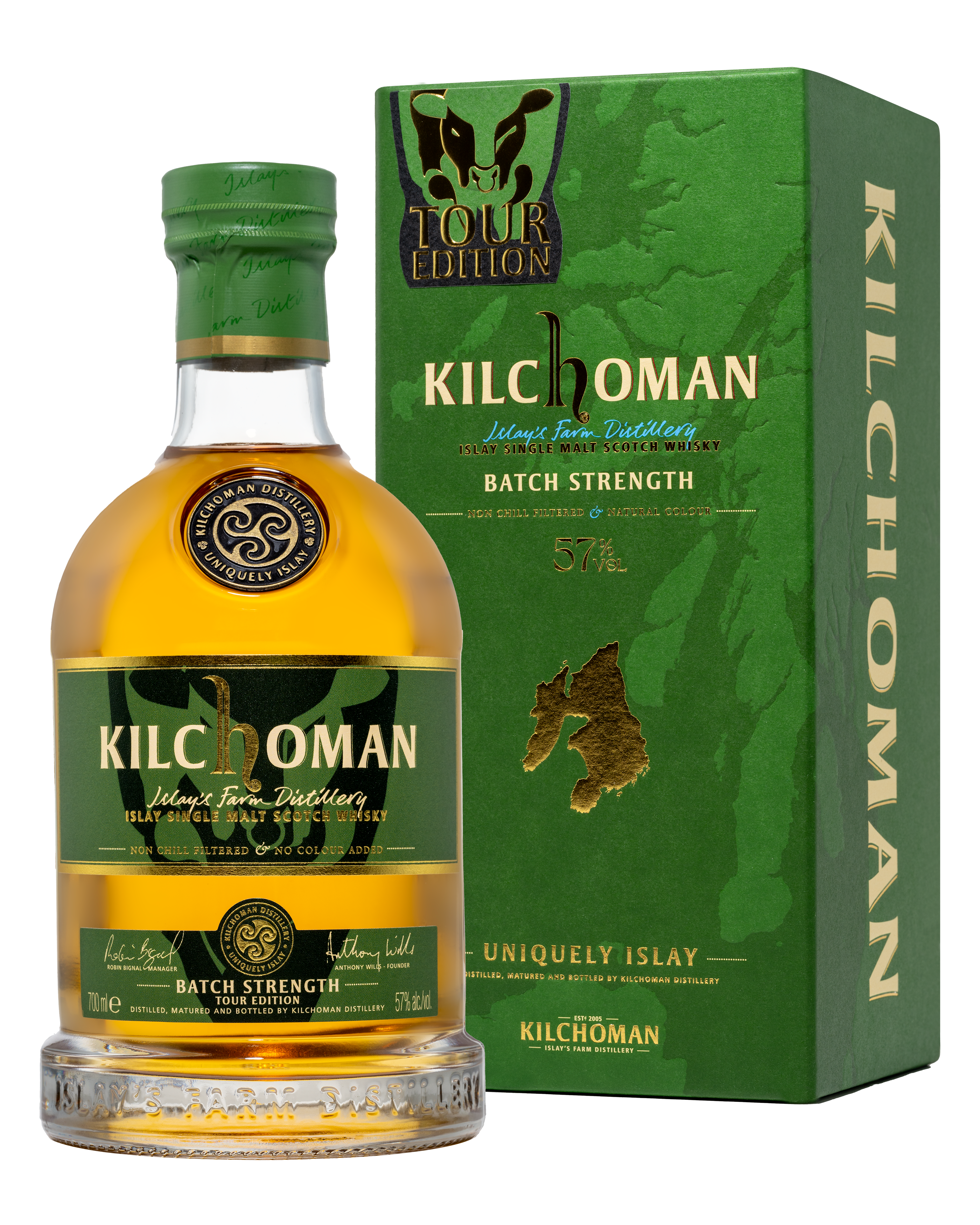 Kilchoman Batch Strength – Tour Edition (57% ABV, 700 mL