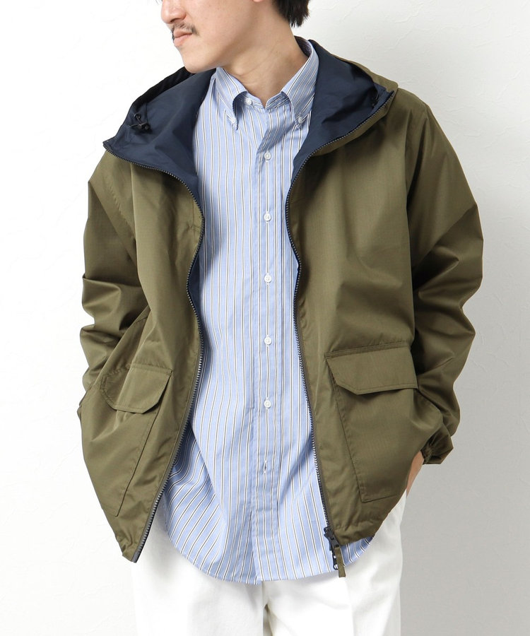 完全受注生産】Chevon 黒×緑ジップパーカー