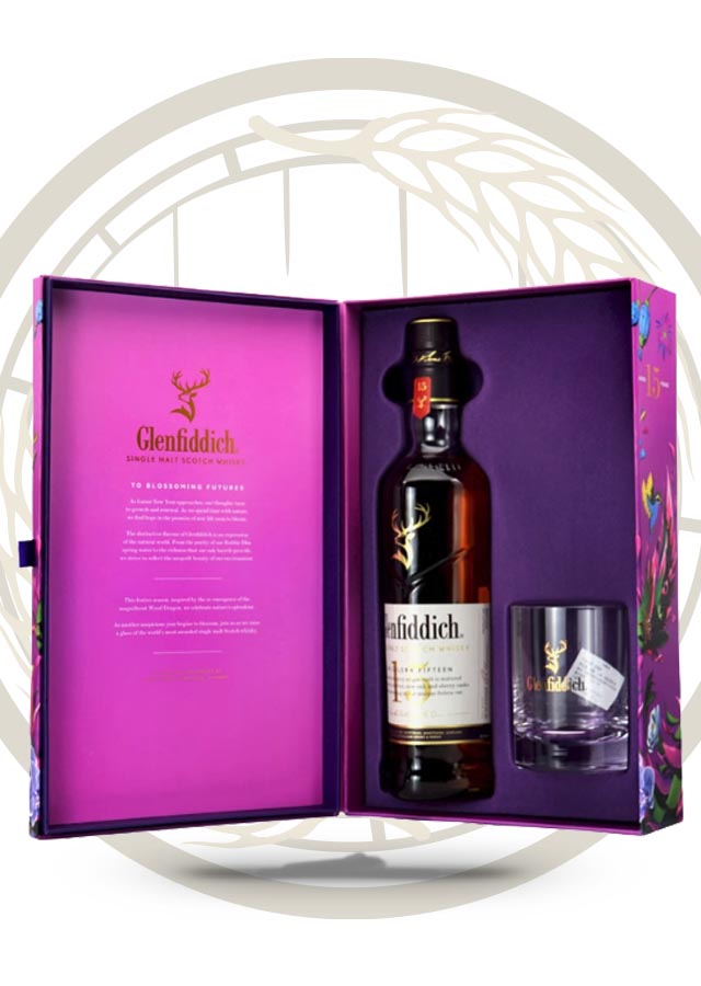 Glenfiddich 15 Year Old Limited Edition Design Gift Box