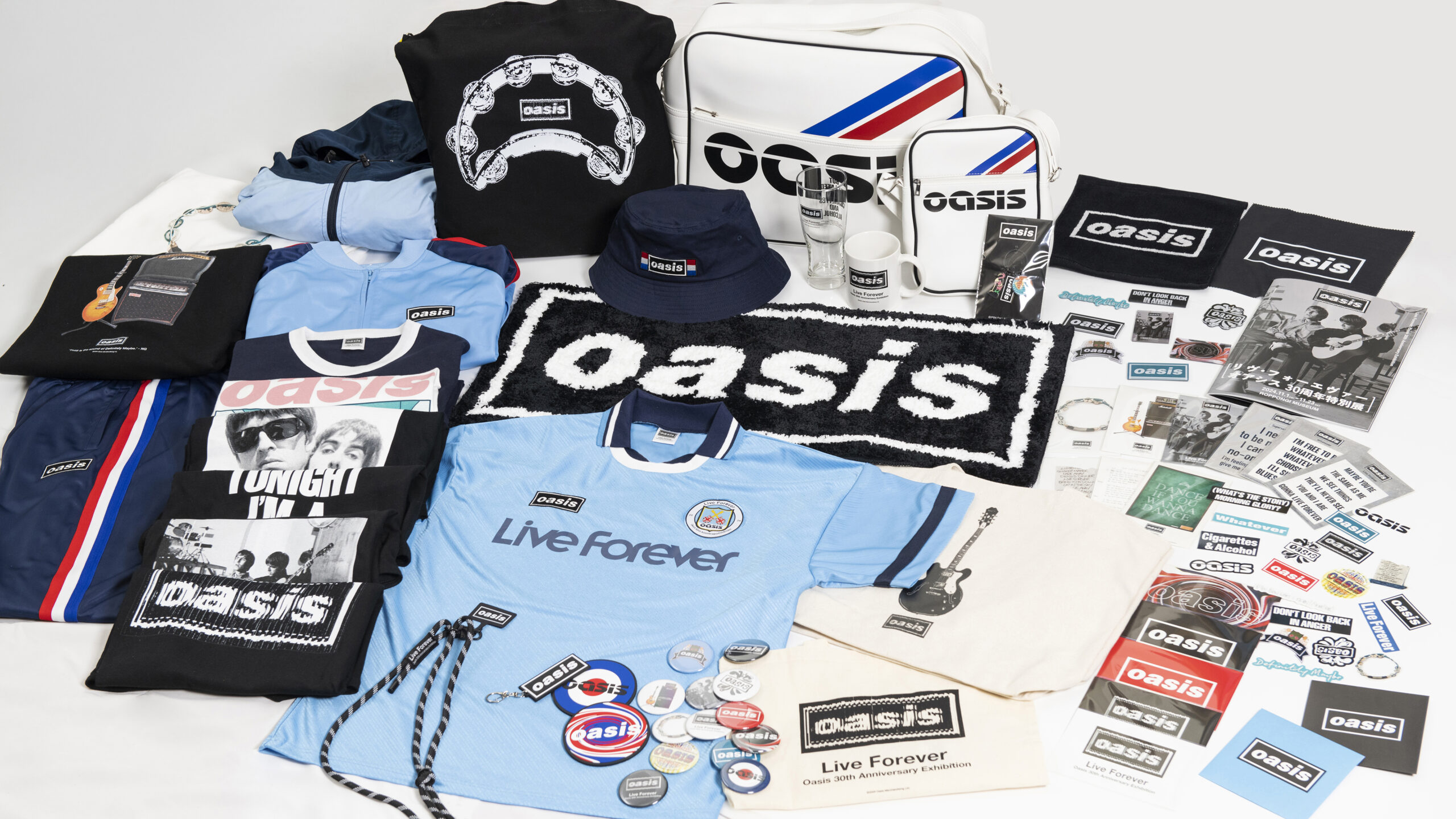 本展覧会グッズ情報公開！ | リヴ・フォーエヴァー: Oasis 30周年特別展