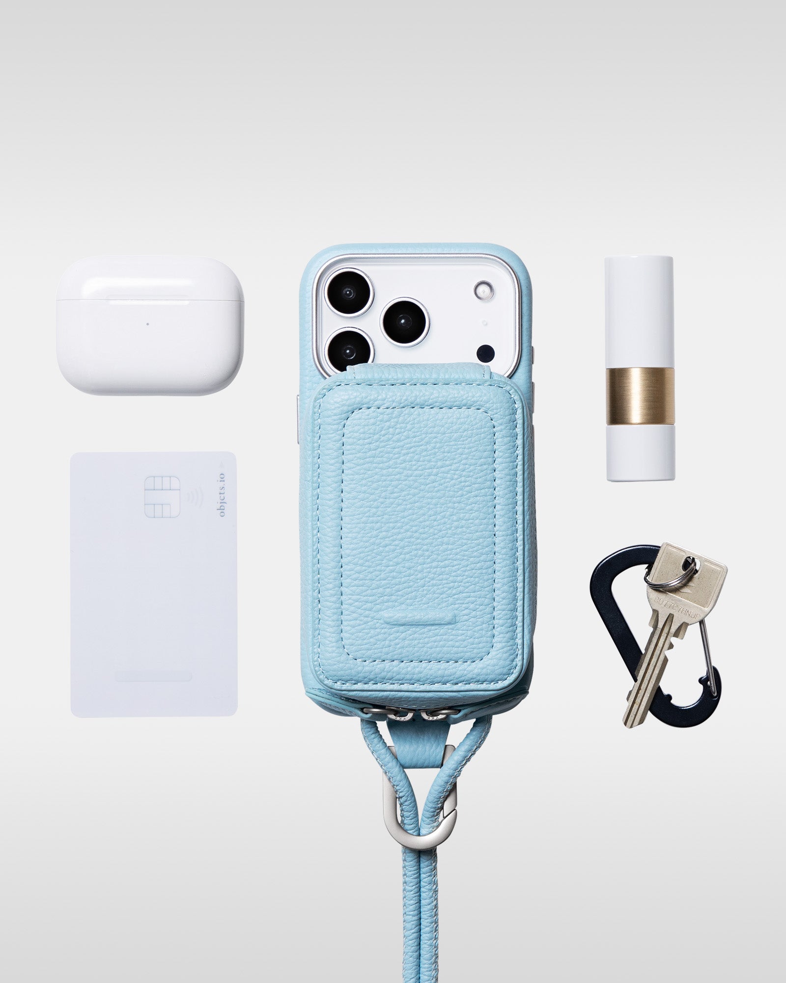 マイクロバッグ - レザー スマホショルダー / ウェアラブル iPhone