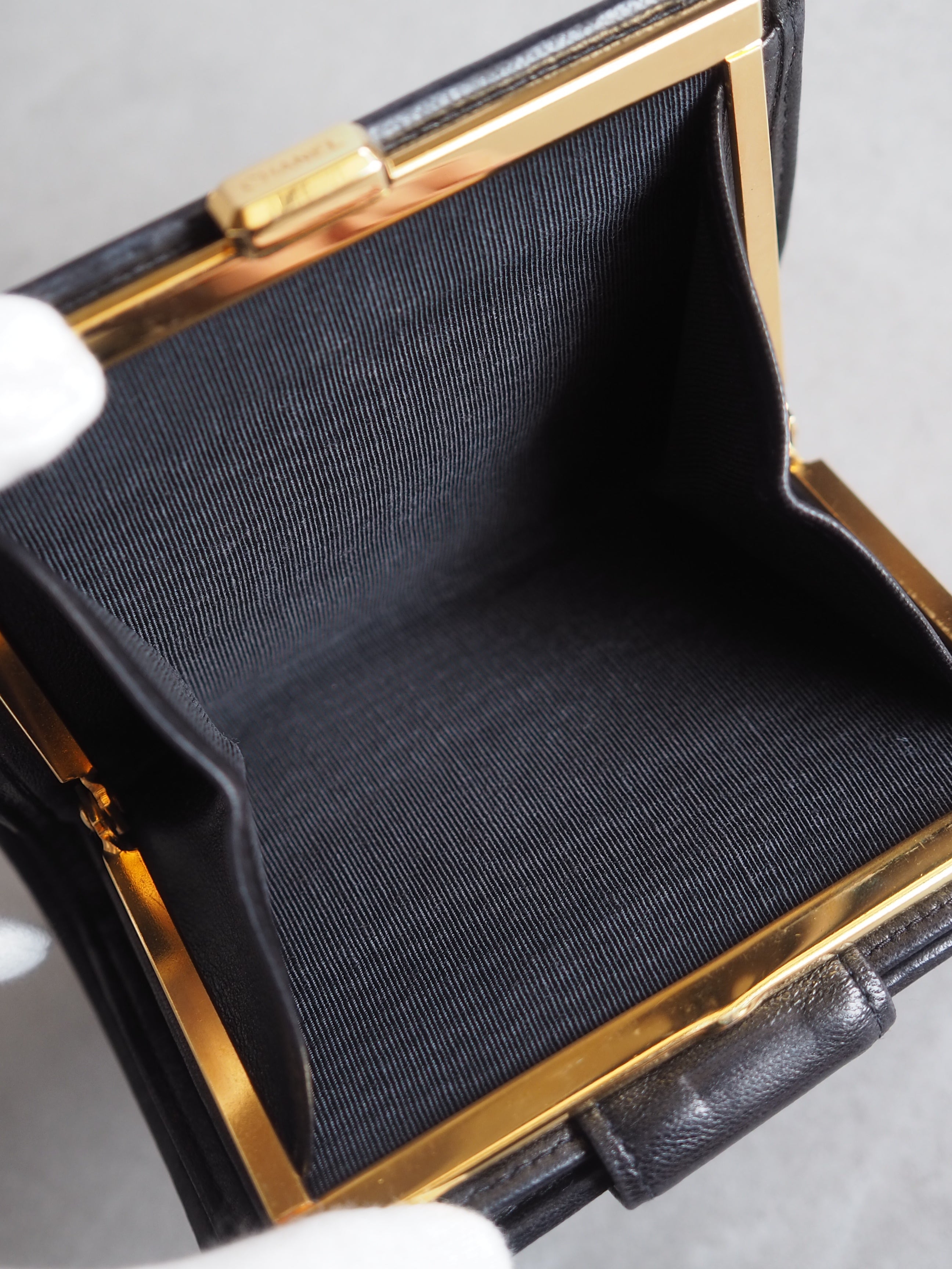 CHANEL シャネル COCO ビコローレ ミニ 財布 コンパクト ウォレット