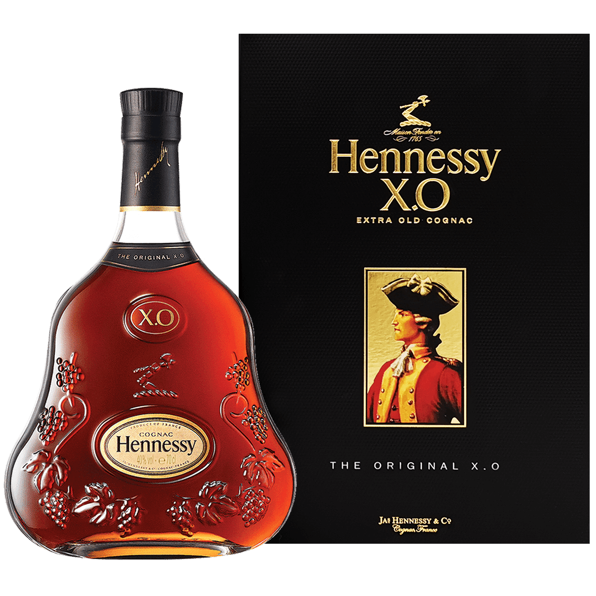 Hennessy ヘネシー XO 700ml×2本 黒キャップ Hennessy XO コニャック