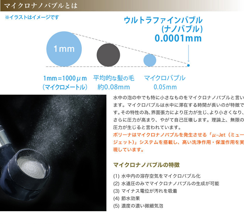 TK-8002 ボリーナ サイドプロ [Bollina SIDE PRO] 美肌・美髪・節水