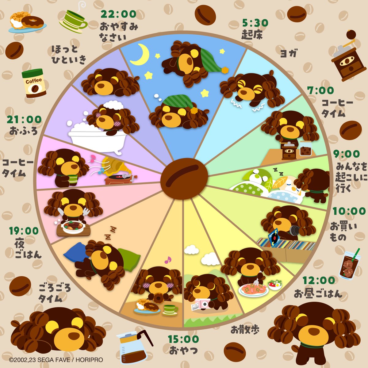 ⠀ カフェの1日をのぞき見👀 #お茶犬