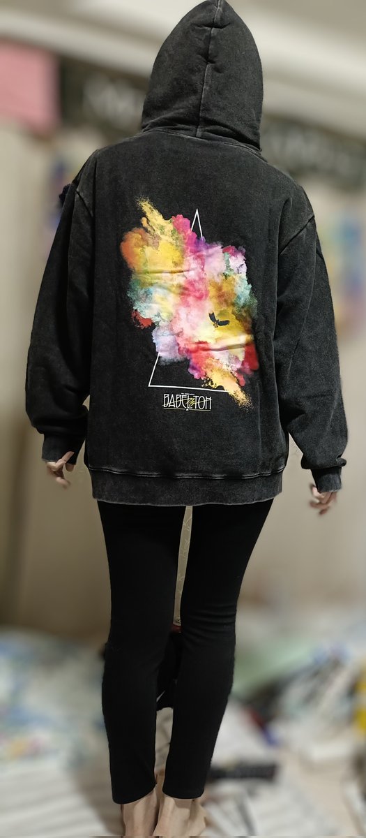 Mrs. GREEN APPLEバベルの塔フーディパーカーL ミセス バベルの塔