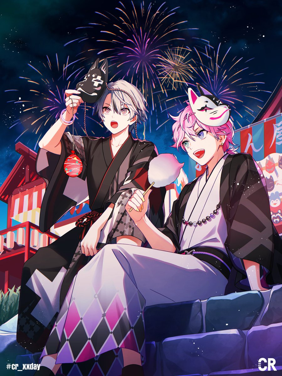 8/4『ゆかたの日』 Illustration : 夏ハル @natsuharu71 #CR_xxday