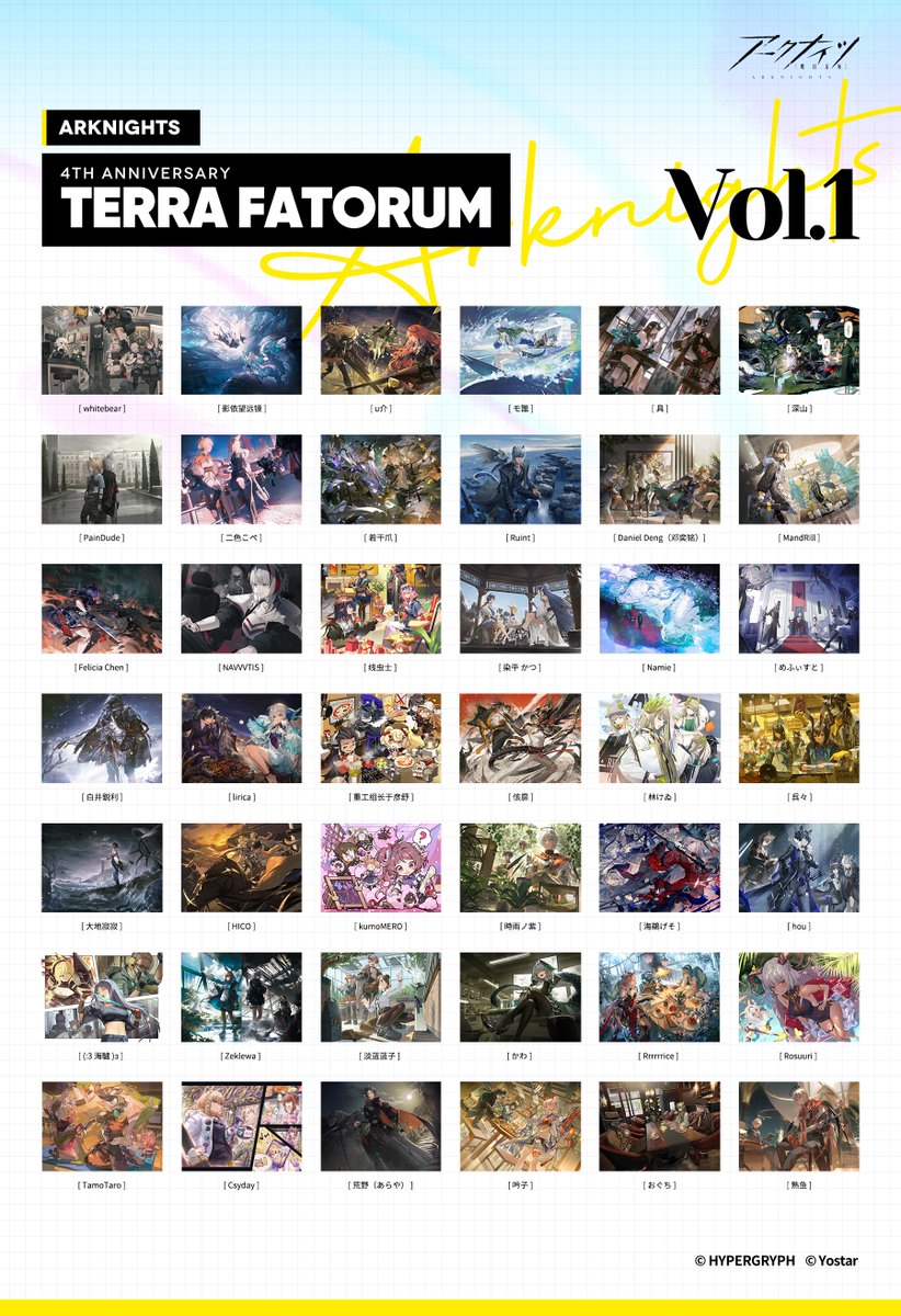 アークナイツ アニバーサリーキット 1～4THセット ARKNIGHTS