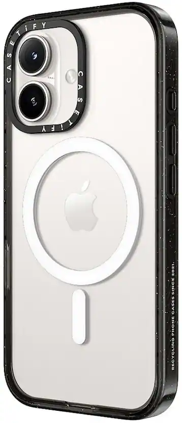 CASETiFY Impact Case with MagSafe for Apple iPhone 16 Clear/Black