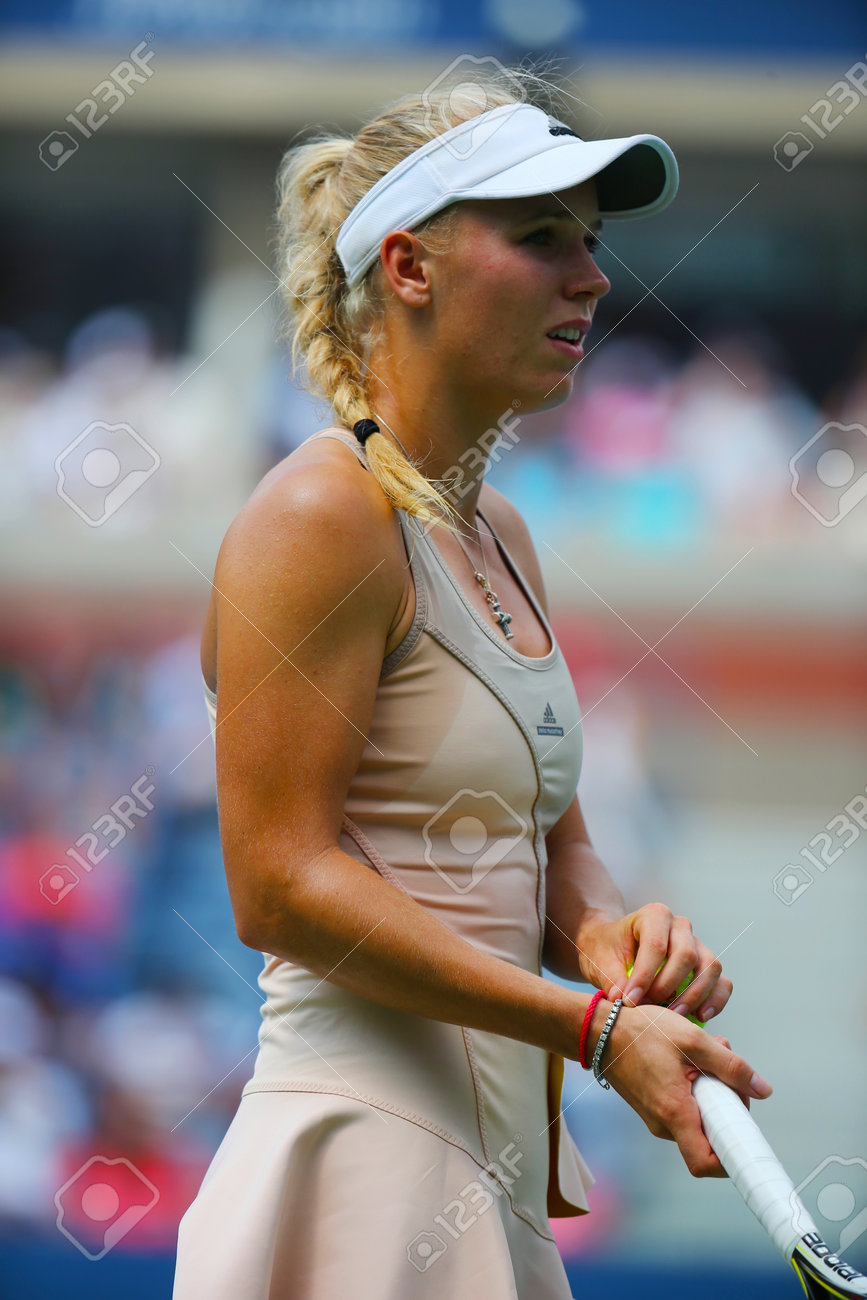 直筆サイン入り写真 キャロライン・ウォズニアッキ テニス デンマーク