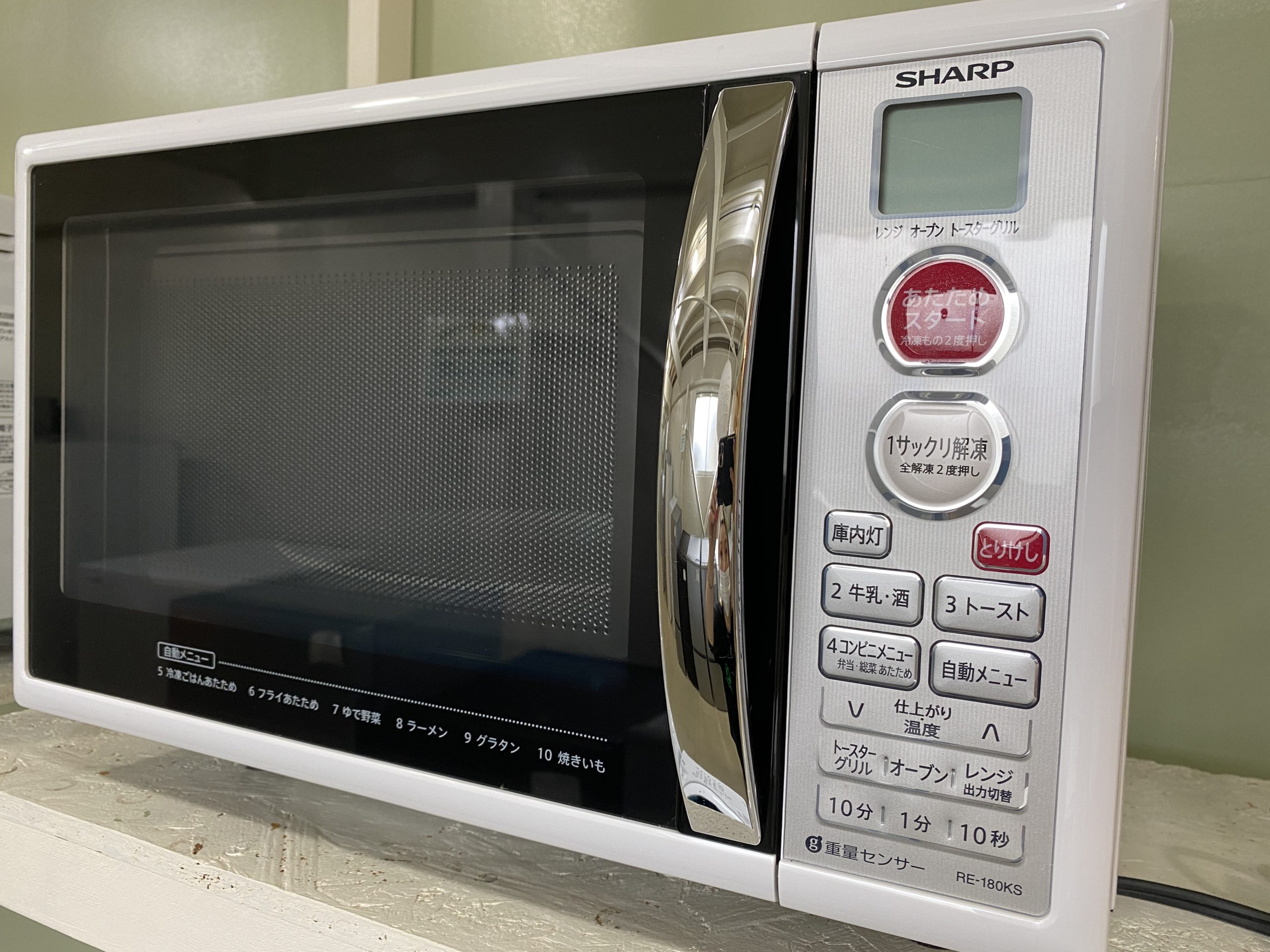 ①✨2019年製✨1165番 SHARP✨電子レンジ✨RE-S800-W