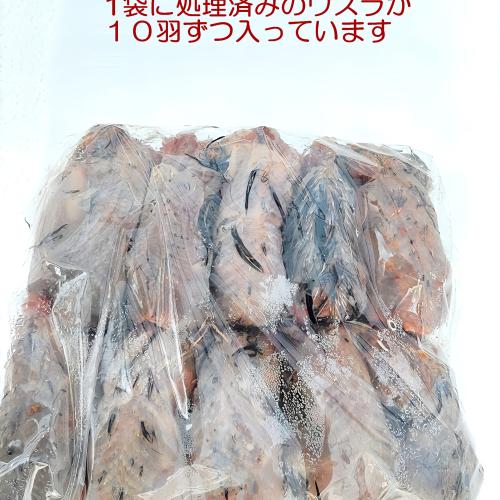 冷凍親うずら未処理100羽入 数量限定 残2個