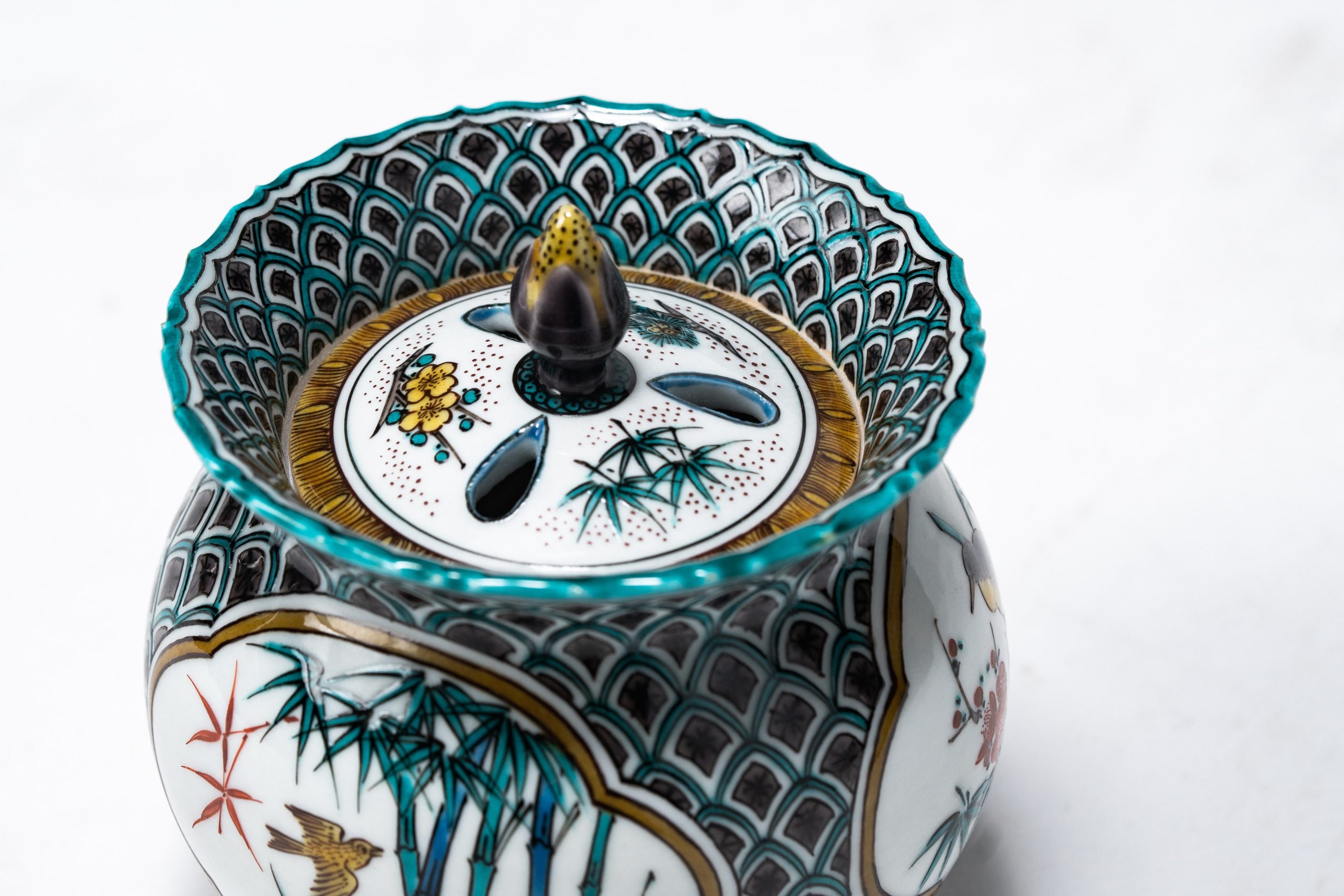 香炉 花鳥図 | 九谷焼レンタルサービスサイト