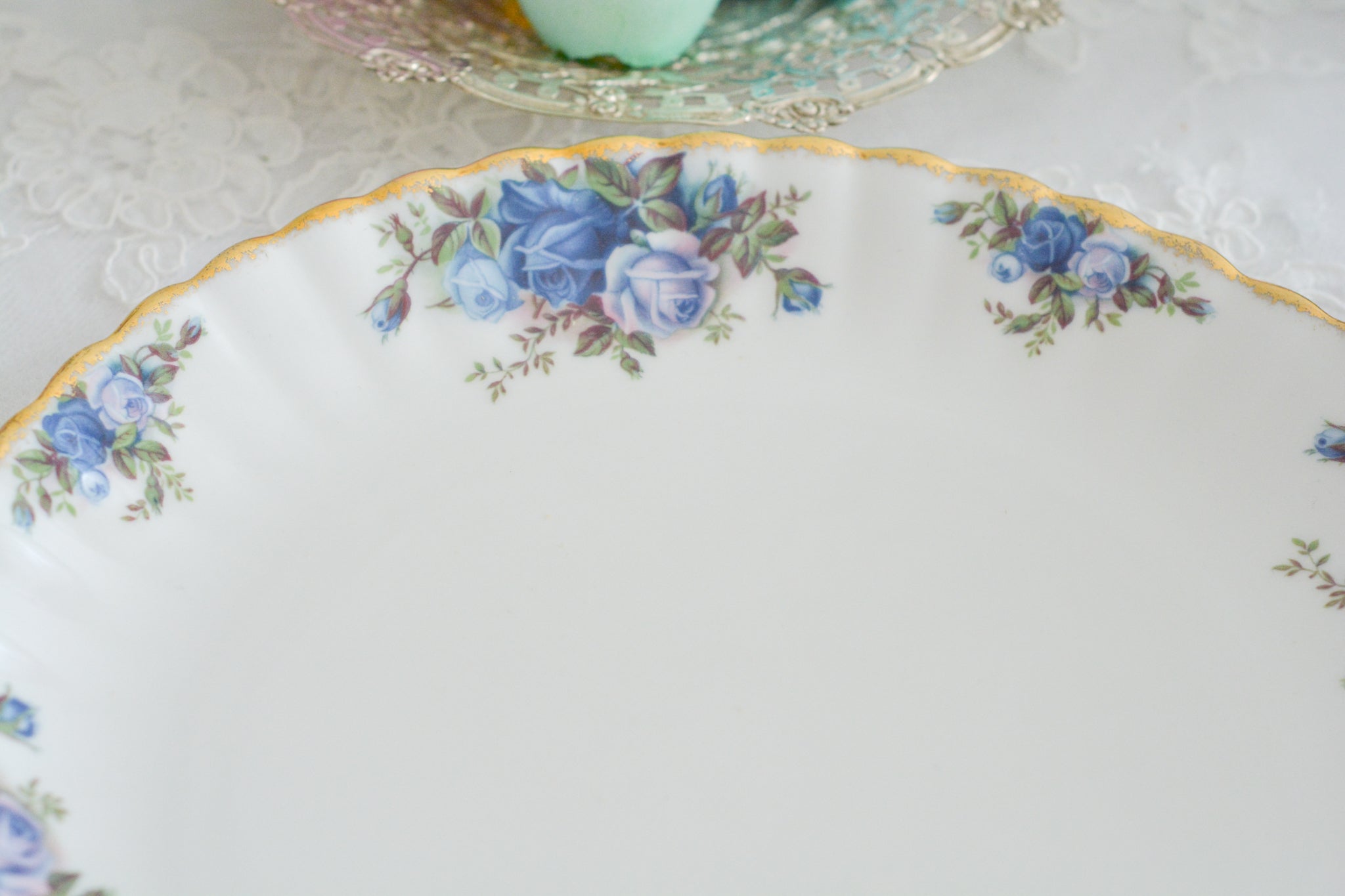 ロイヤルアルバート ムーンライトローズ 美しいB &Bプレート – Rose