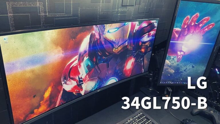 LGの34インチ曲面ワイドモニター「34GL750-B」をレビュー【コスパ最強