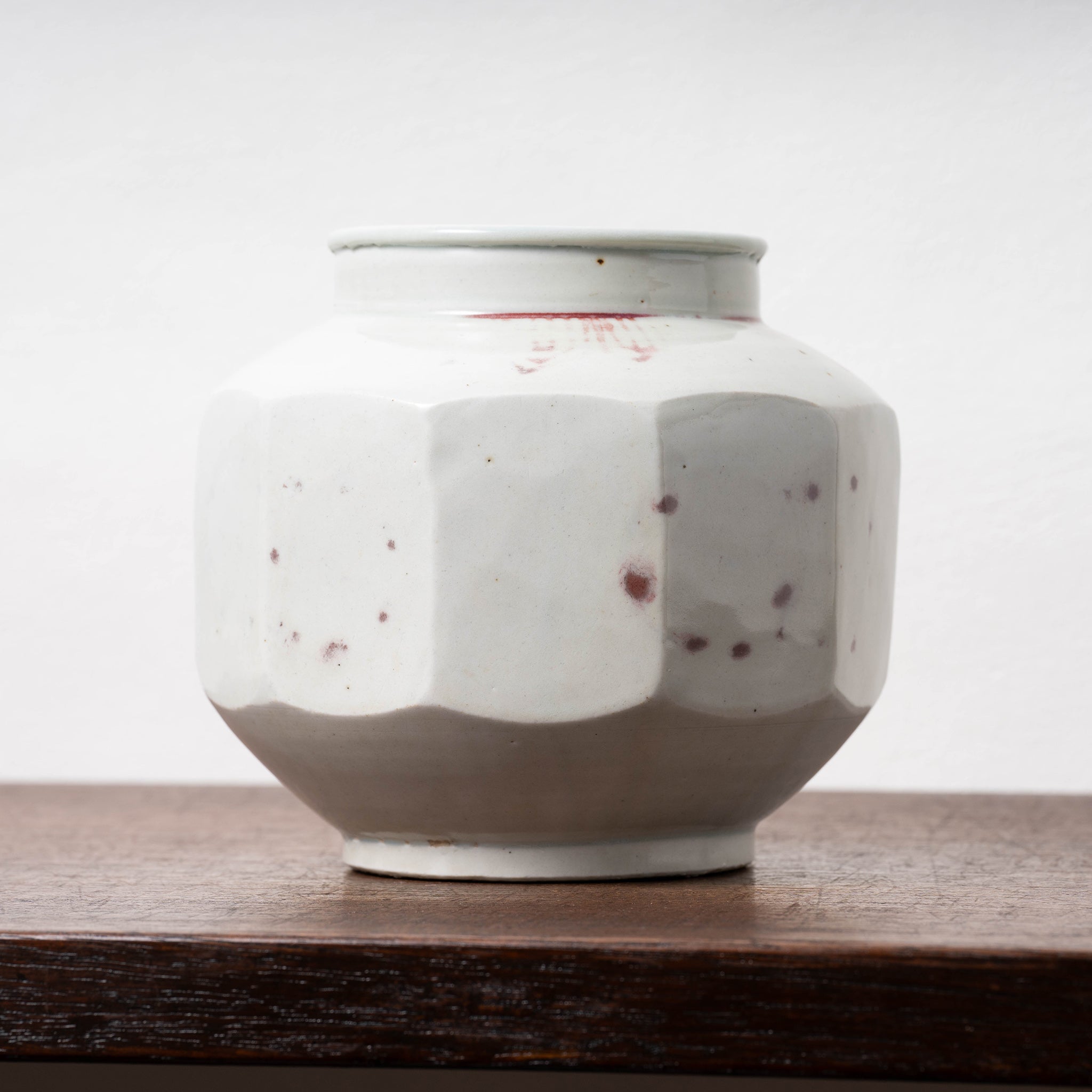 李朝水注 Korean Lee Dynasty White Glazed Jar 李朝白磁壺 | Dai Ichi