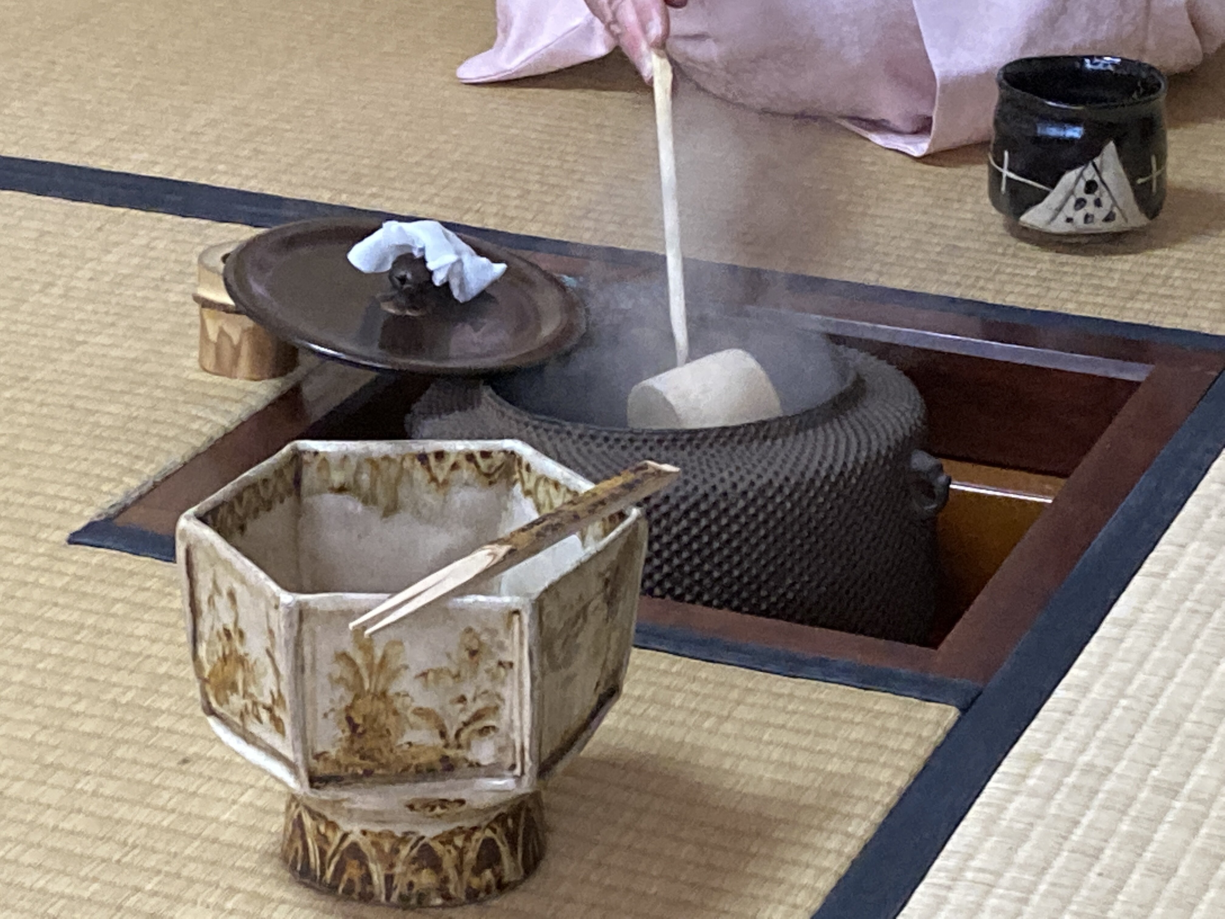 不蔵庵龍渓造 宗旦むしくい竹茶杓写『應一鵞君求』共袋付 不蔵庵龍渓造