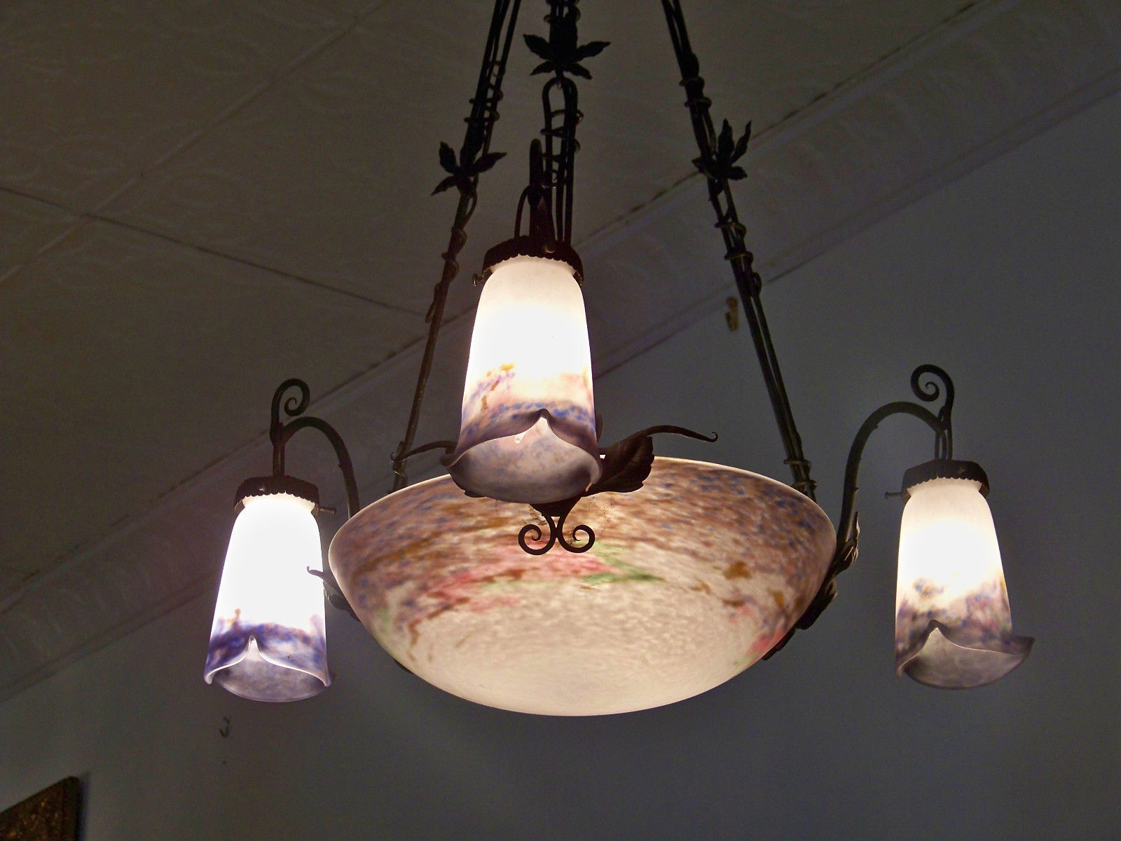 フランスのガラス工芸家 ミューラー兄弟(Muller Freres Luneville)の