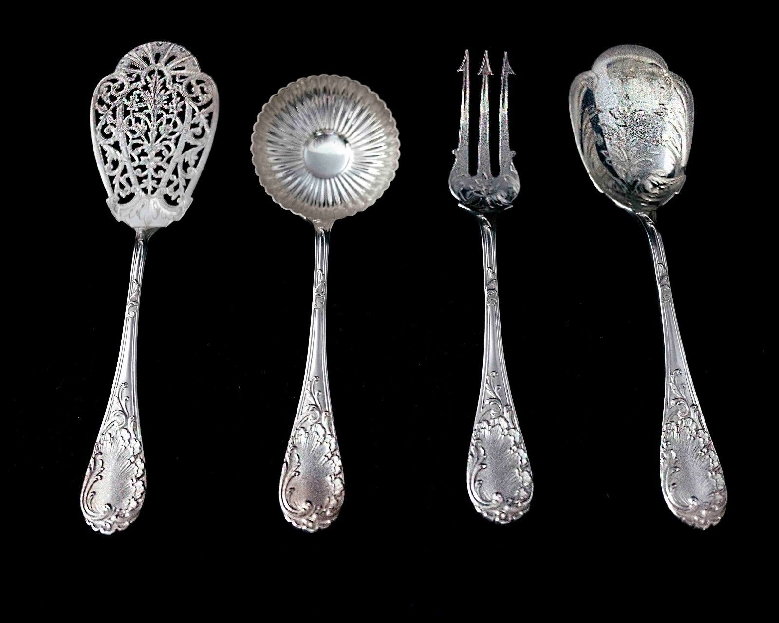 ピュイフォルカ】純銀 スターリングシルバー／サーヴィングカトラリー